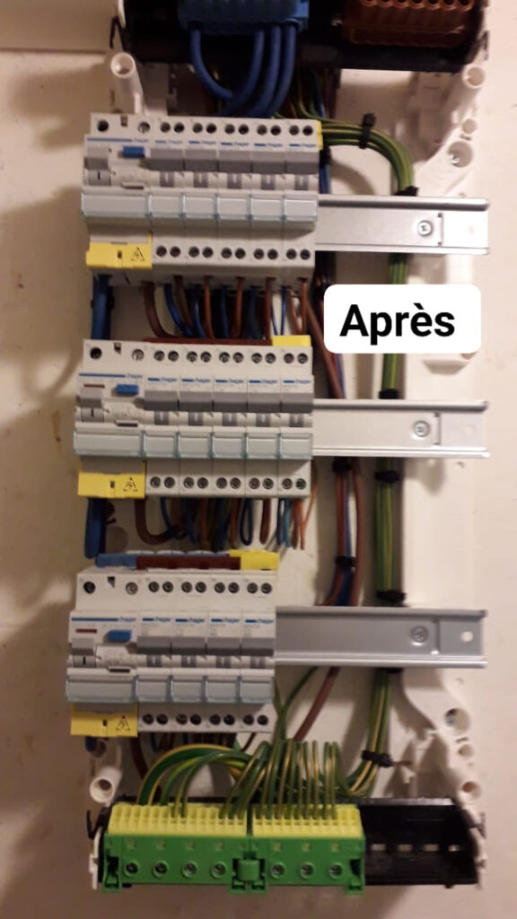 mise aux normes électriques d'un tableau
