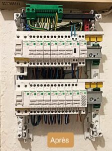 Tableau après intervention
